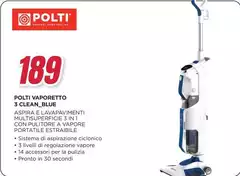 Polti - Vaporetto 3 Clean_Blue Polti - Vaporetto 3 Clean_Blue