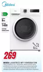 Midea - Lavatrice MF110W80BA10W Midea - Lavatrice MF110W80BA10W