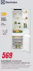 Electrolux - Frigorifero Combinato Da Incasso LNN3CE18S Electrolux - Frigorifero Combinato Da Incasso LNN3CE18S