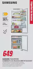 Samsung - Frigorifero Combinato Da Incasso BRB70F26CES0EF Samsung - Frigorifero Combinato Da Incasso BRB70F26CES0EF