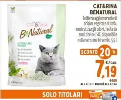 Origine - Lettiera Agglomerante Di  Vegetale Al Tofu