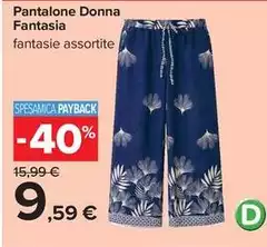 Pantalone Donna Fantasia Pantalone Donna Fantasia