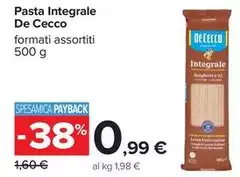 De Cecco - Pasta Integrale De Cecco - Pasta Integrale