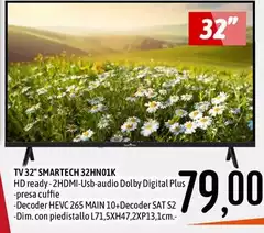 Smartech - Tv 32" 32HN01K Smartech - Tv 32" 32HN01K
