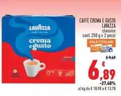 Lavazza - Caffè Crema E Gusto Lavazza - Caffè Crema E Gusto