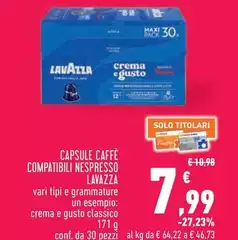 Lavazza - Capsule Caffè Compatibili Nespresso Lavazza - Capsule Caffè Compatibili Nespresso