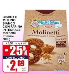 Barilla - Biscotti Mulino Bianco Con Farina Integrale Barilla - Biscotti Mulino Bianco Con Farina Integrale
