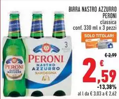 Peroni - Birra Nastro Azzurro Peroni - Birra Nastro Azzurro