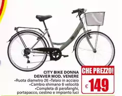 Denver - City Bike Donna Mod. Venere