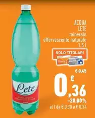 Lete - Acqua Lete - Acqua