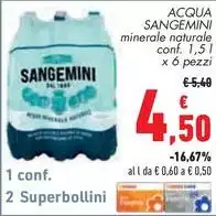Sangemini - Acqua Sangemini - Acqua