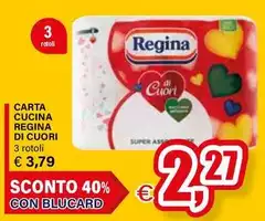 Regina - Carta Cucina Di Cuori Regina - Carta Cucina Di Cuori