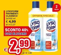 Lysoform - Pavimenti Classico Lysoform - Pavimenti Classico