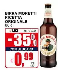 Moretti - Birra Ricetta Originale Moretti - Birra Ricetta Originale