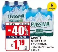 Levissima - Acqua Minerale Levissima - Acqua Minerale