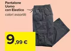 Pantalone Uomo Con Elastico Pantalone Uomo Con Elastico