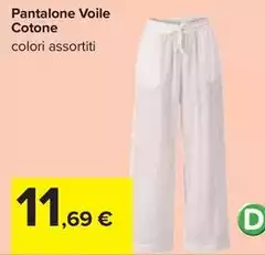 Pantalone Voile Cotone Pantalone Voile Cotone