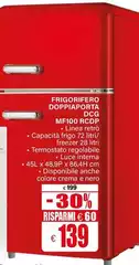 DCG - Frigorifero Doppiaporta MF100 RCDP