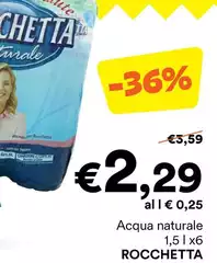 Rocchetta - Acqua Naturale Rocchetta - Acqua Naturale