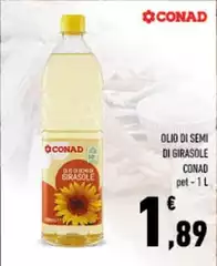 Conad - Olio Di Semi Di Girasole Conad - Olio Di Semi Di Girasole