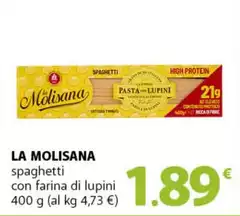 La Molisana - Spaghetti Con Farina Di Lupini La Molisana - Spaghetti Con Farina Di Lupini
