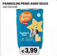 Selex - Pannolini Primi Anni Vari Formati Selex - Pannolini Primi Anni Vari Formati