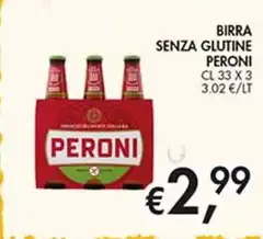 Peroni - Birra Senza Glutine Peroni - Birra Senza Glutine
