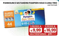 Pampers - Pannolini E Mutandini Sole E Luna Trio Vari Formati Pampers - Pannolini E Mutandini Sole E Luna Trio Vari Formati