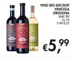 Bio - Vino IGP/DOP Bio - Vino IGP/DOP