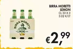 Moretti - Birra Lemon