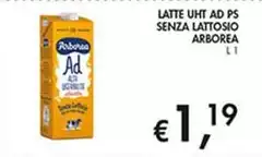 Arborea - Latte UHT Ad Ps Senza Lattosio Arborea - Latte UHT Ad Ps Senza Lattosio