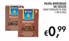 De Cecco - Pasta Integrale De Cecco - Pasta Integrale