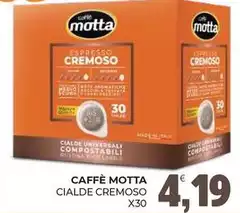 Caffè motta - Cialde Cremoso Caffè motta - Cialde Cremoso