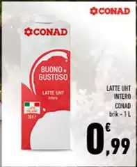 Conad - Latte UHT Intero