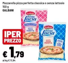 Galbani - Mozzarella Pizza Perfetta Classica O Senza Lattosio Galbani - Mozzarella Pizza Perfetta Classica O Senza Lattosio