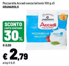 Granarolo - Mozzarella Accadi Senza Lattosio Granarolo - Mozzarella Accadi Senza Lattosio