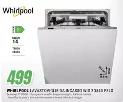 Whirlpool - Lavastoviglie Da Incasso WIO Whirlpool - Lavastoviglie Da Incasso WIO