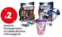 Cry babies - Atomicron Personaggi Volanti O Cry Babies Bicchiere E Personaggio 3d Cry babies - Atomicron Personaggi Volanti O Cry Babies Bicchiere E Personaggio 3d