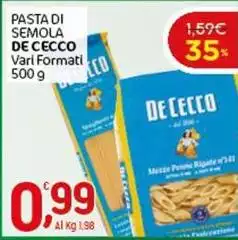 De Cecco - Pasta Di Semola De Cecco - Pasta Di Semola