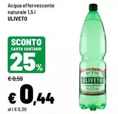 Uliveto - Acqua Effervescente Naturale Uliveto - Acqua Effervescente Naturale