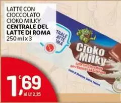 Latte sano roma - Latte Con Cioccolato Cioko Milky Centrale Del Latte sano roma - Latte Con Cioccolato Cioko Milky Centrale Del