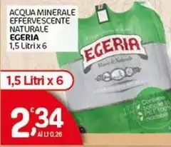 Egeria - Acqua Minerale Effervescente Naturale Egeria - Acqua Minerale Effervescente Naturale