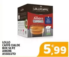 Lollo Caffè - Caffè Cialde Box 50 Pz Amore Assoluto Lollo Caffè - Caffè Cialde Box 50 Pz Amore Assoluto