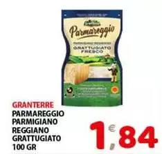 Granterre - Parmareggio Parmigiano Reggiano Grattugiato Granterre - Parmareggio Parmigiano Reggiano Grattugiato