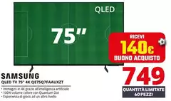 Samsung - Qled Tv 75" 4k QE75Q7FAAUXZT 