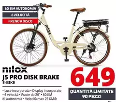 Nilox - J5 Pro Disk Brake E-Bike Nilox - J5 Pro Disk Brake E-Bike