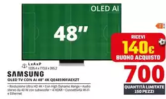 Samsung - Oled Tv Con AI 48" 4k QE48S90FAEXZT 