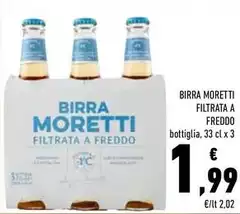 Moretti - Birra Filtrata A Freddo Moretti - Birra Filtrata A Freddo