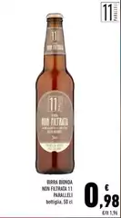 11 Paralleli - Birra Bionda Noi Filtrata 11 Paralleli - Birra Bionda Noi Filtrata