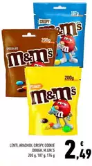 M&M's - Lenvit, Arachidi, Crispy Cookie M&M's - Lenvit, Arachidi, Crispy Cookie